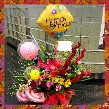 お誕生日の御祝いに！｜「松花園」　（兵庫県神戸市須磨区の花キューピット加盟店 花屋）のブログ